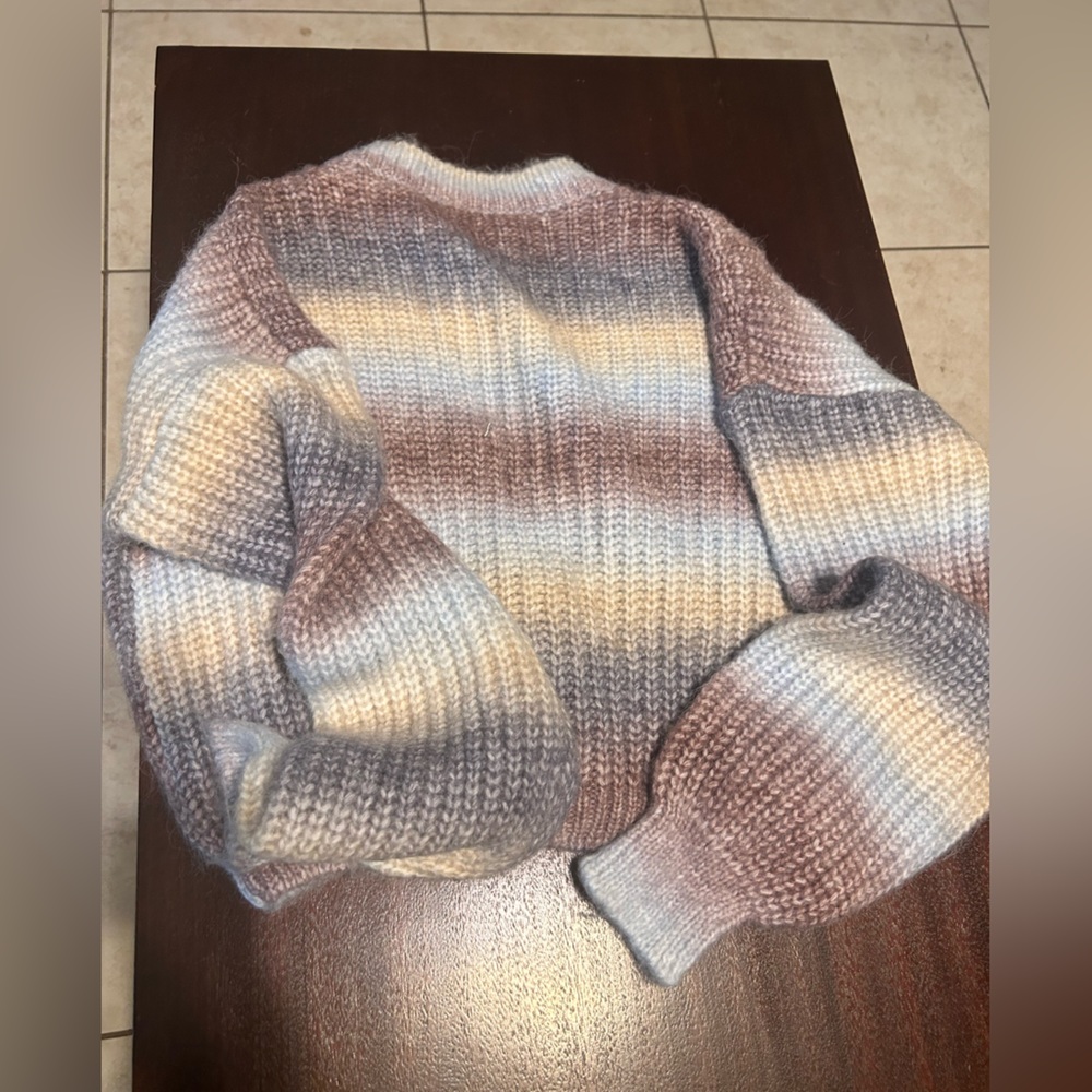 Lulu's Pastel Ombre Knit Cardigan - Picture 4 of 4